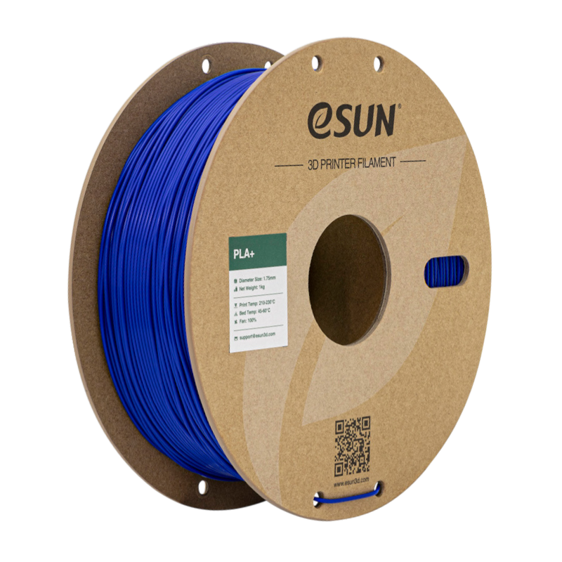 Філамент (пластик) для 3D принтера eSUN PLA+ 1кг, 1.75мм, синій (PLA+P175U1)